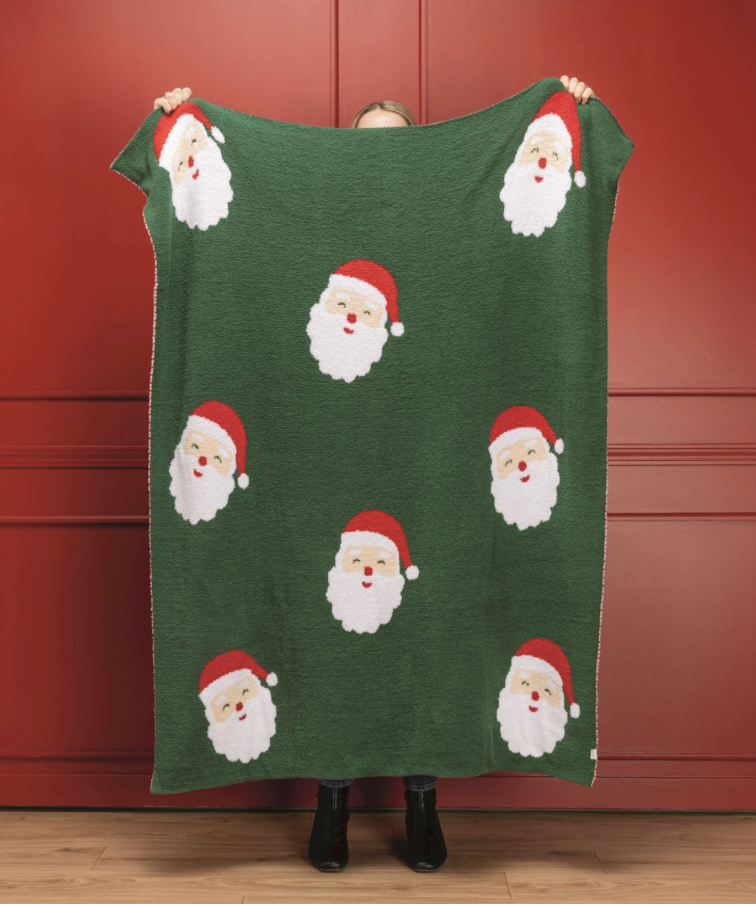 Santa Chenille Blanket