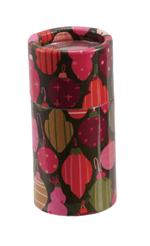 Safety Matches in Tube Matchbox with Holiday Pattern