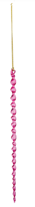 Handmade Glass Icicle Ornament