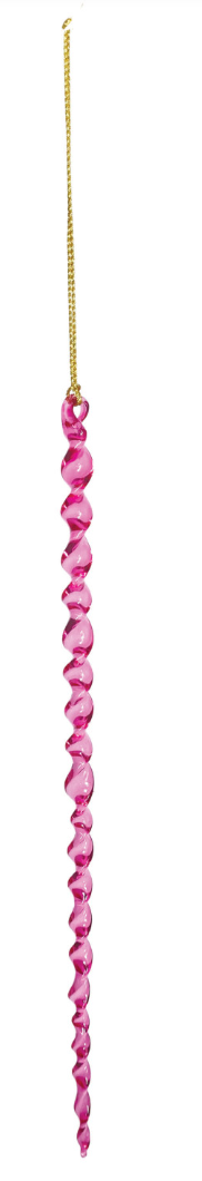 Handmade Glass Icicle Ornament