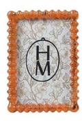 Marbled Resin & Glass Spindle Frame