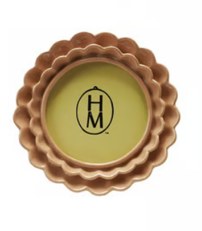 Round Resin Ruffled Frame