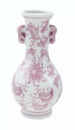 Stoneware Floral Vase