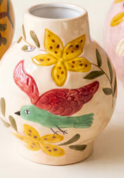 Ceramic Bird Vases