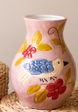 Ceramic Bird Vases