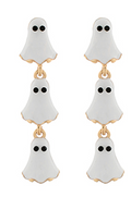 3 Ghosts Drop Earrings