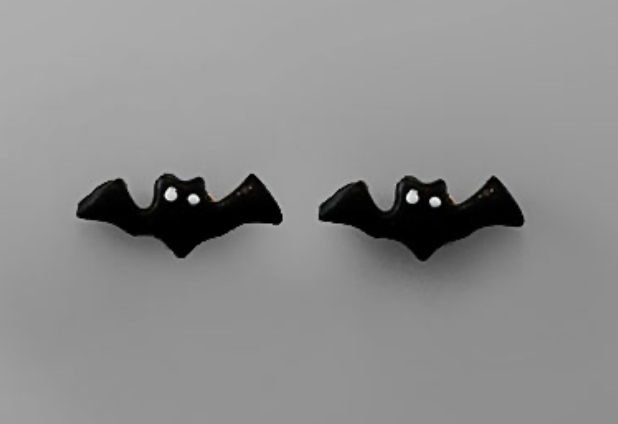 Clay Bat Earrings