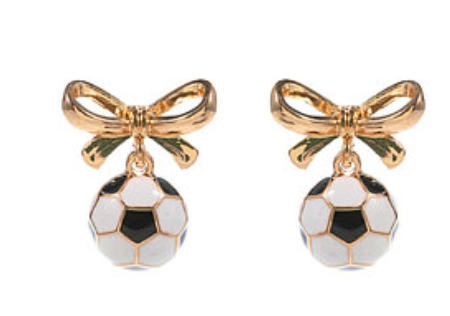 Sport Theme & Bow Earrings