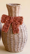 Twisted Paper Vases with Bows