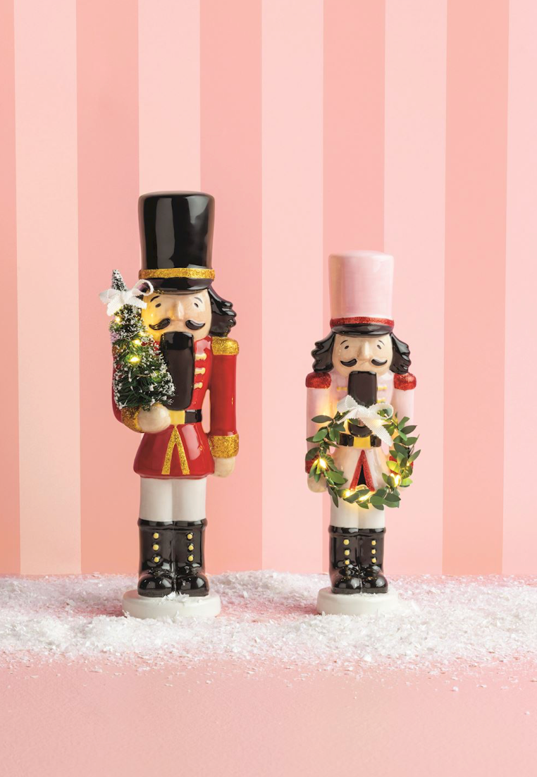 Light-Up Nutcracker Sitters