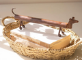 Hand-Forged Iron Dog Sculpture