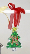 Cutout Acrylic Tree Ornament "Joy"