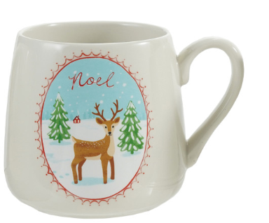 Artisan Stoneware Holiday Mug
