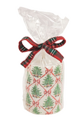 Trees Flameless Pillar Candle