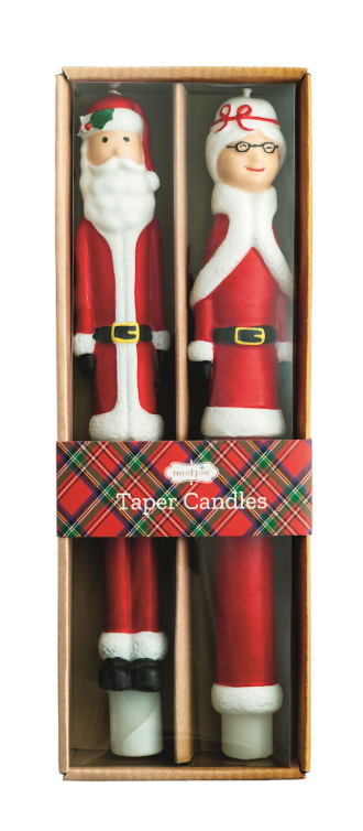 Mr. & Mrs. Claus Taper Set