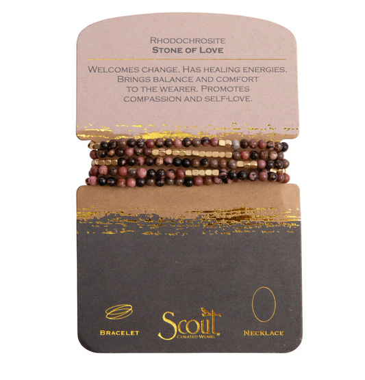 Scout Wrap - Rhodochrosite - Stone of Love