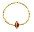 Gold Beaded Sports Bracelets