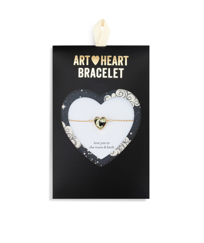Art Heart Bracelet - Moon and Back