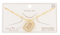 Gold Crystal Balloon Letter Initial Necklaces