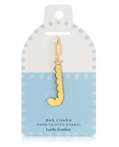 Enamel Letter Bag Charm/Keychains
