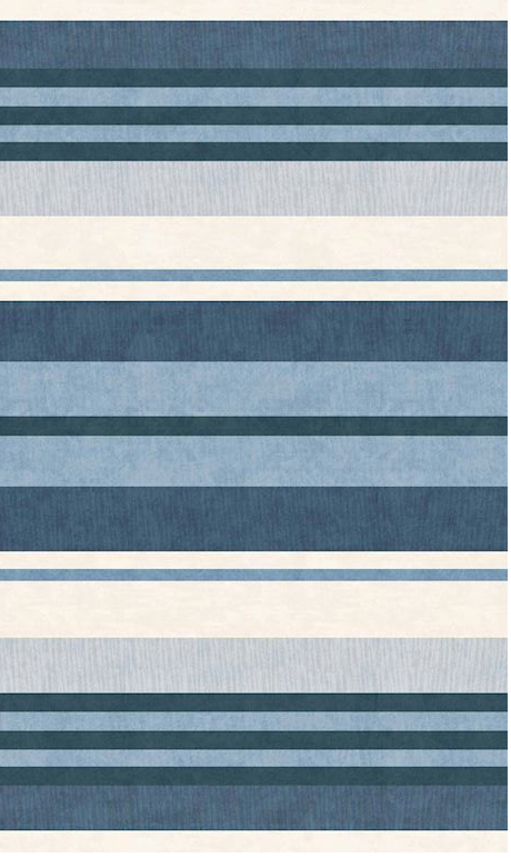 Broad Stripes Floor Flairs - Ocean