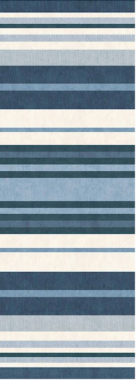 Broad Stripes Floor Flairs - Ocean