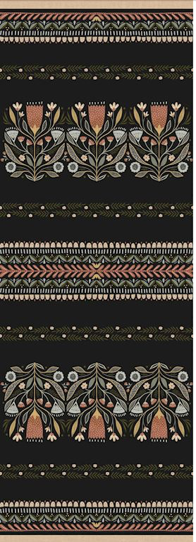 Folksy Floral Floor Flairs