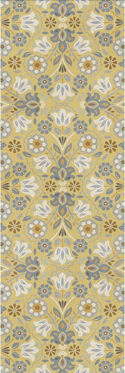 Indochine Floor Flairs - Mustard