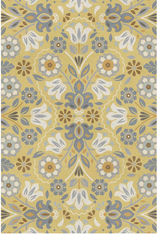 Indochine Floor Flairs - Mustard