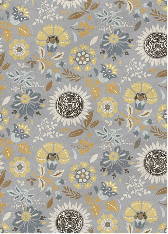 Indochine Floor Flairs - Mustard