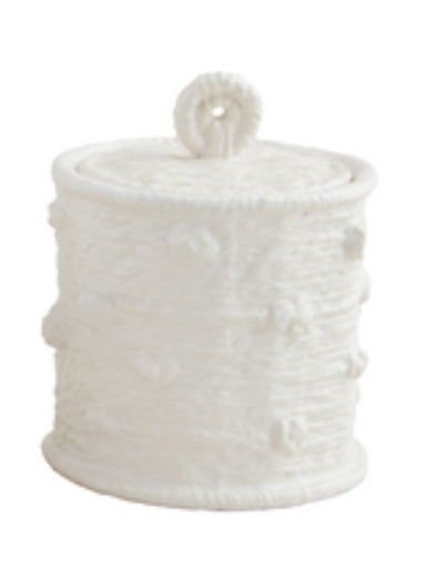 Glazed Woven Ceramic Canisters