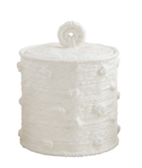 Glazed Woven Ceramic Canisters