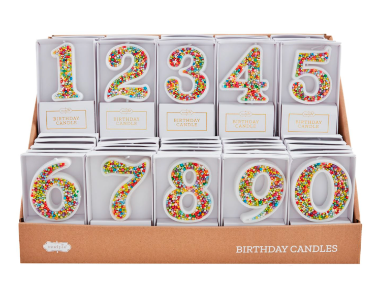 Birthday Number Candles