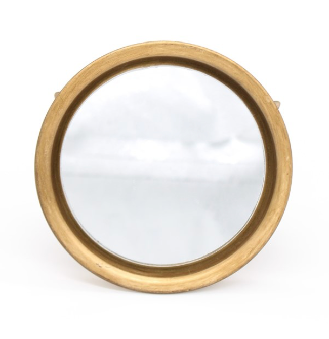 Round Butterfly Table Mirror
