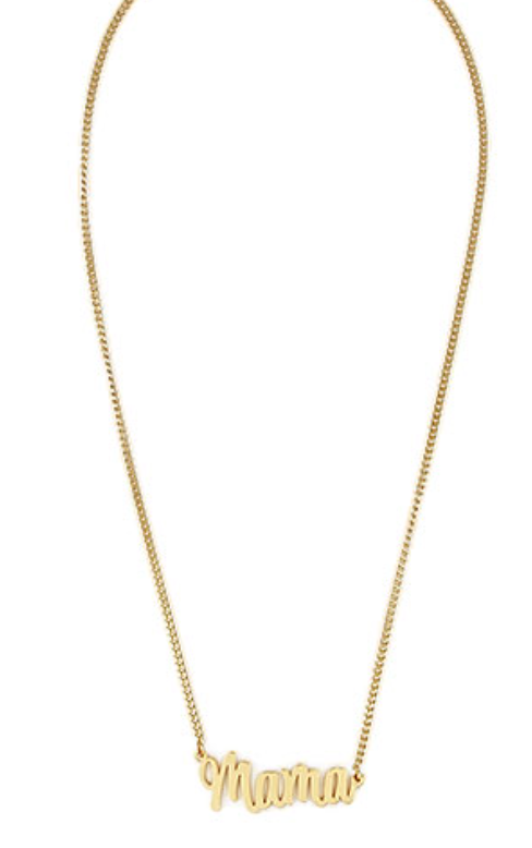 Metal MAMA Necklace