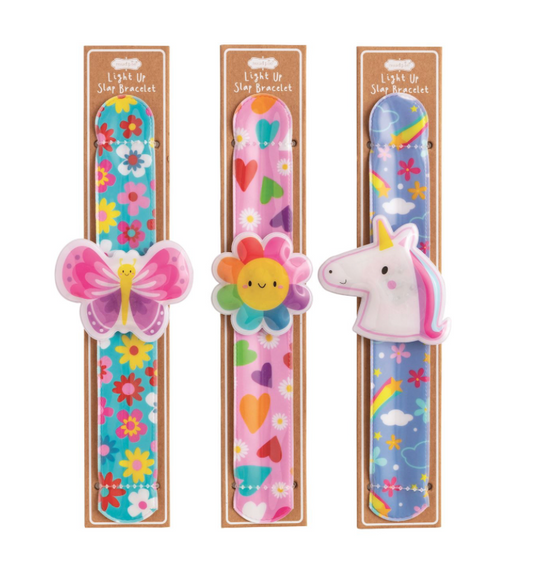 Girl Light-Up Slap Bracelets