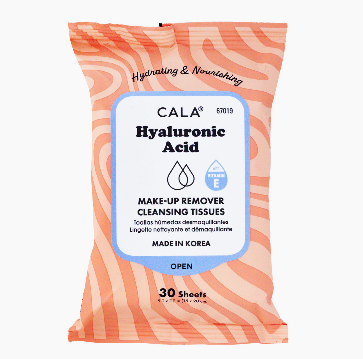 Cala Makeup Remover Wipes Tissue Cleanser