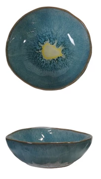 Reactive Glaze Stoneware Bowl