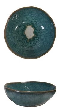 Reactive Glaze Stoneware Bowl