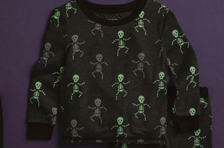 Glow Skeleton Pajama Set