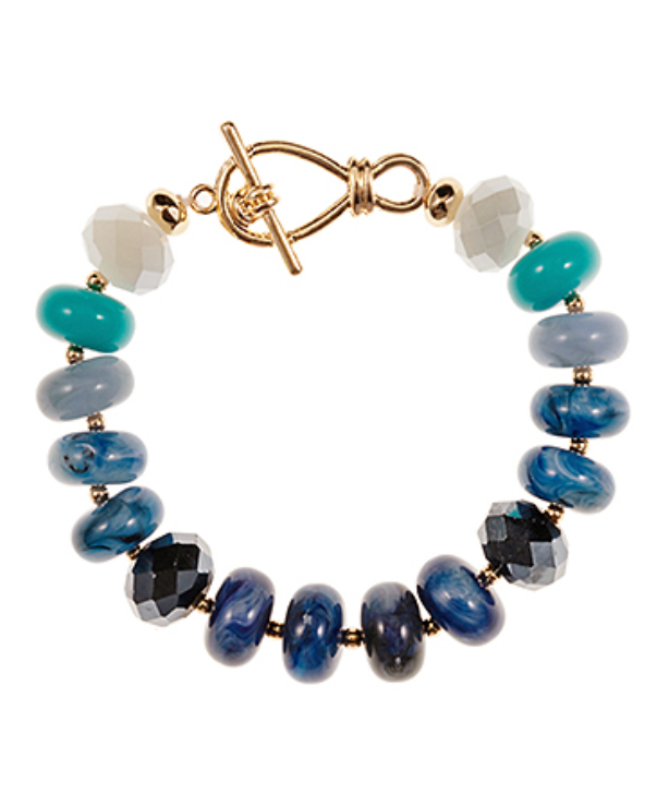 Glass Mix Shaped Beaded Bracelet