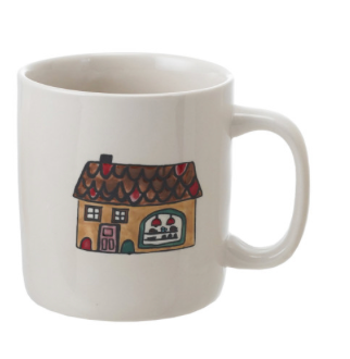 Stoneware Mug with Holiday Image