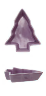 Stoneware Tree Shaped Ramekin