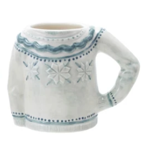 Stoneware Christmas Sweater Mugs