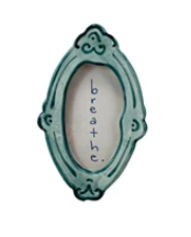 Hand-Painted Stoneware Mini Photo Frame Magnet