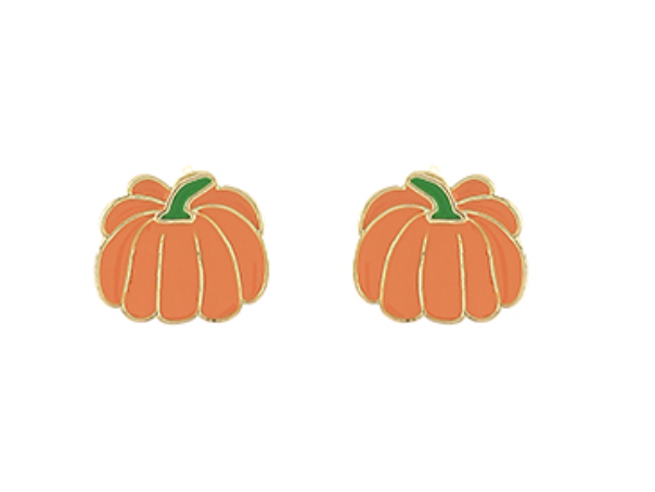 Fall Season Theme Enamel Earrings
