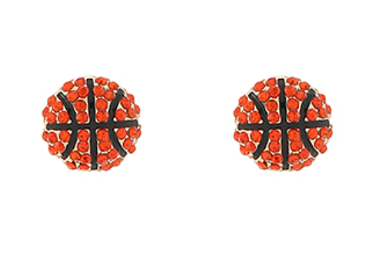 Crystal Sport Stud Earrings