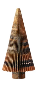 Handmade Recycled Block Paper Folding Honeycomb Tree