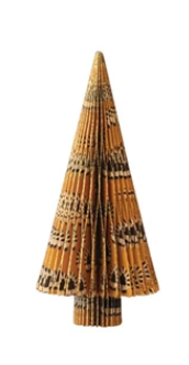 Handmade Recycled Block Paper Folding Honeycomb Tree