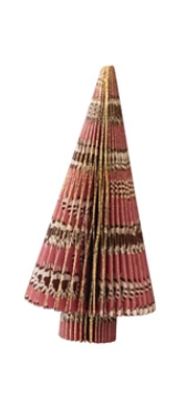 Handmade Recycled Block Paper Folding Honeycomb Tree